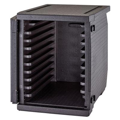 Termoizolační box Cam GoBox s předním plněním pro nádoby 600x400 mm, s 9 vestavěnými drážkami, Cambro, 126 l, s 9 drážkami,…